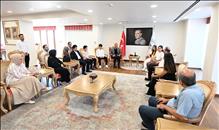 BELEDİYE BAŞKAN VEKİLİMİZ LGS ŞAMPİYONUMUZU ÖDÜLLENDİRDİ